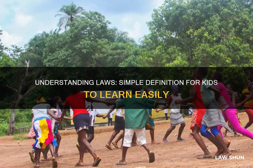 what is a law definition for kids
