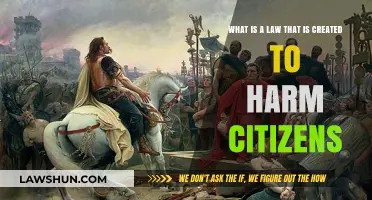 Harmful Laws: Legal Tools to Hurt Citizens