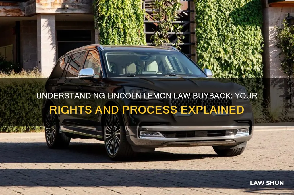 what is a lincoln lemon law buyback