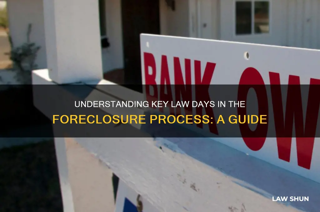 what is a list of law days in a foreclosure