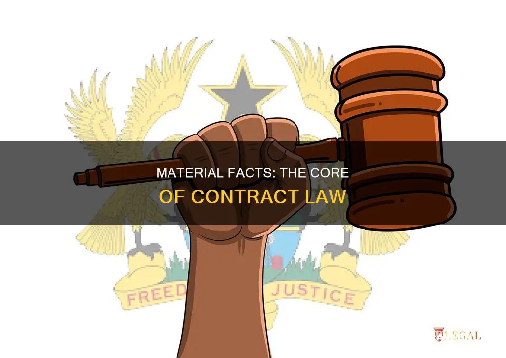 what is a material fact in contract law