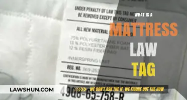 Unveiling the Mystery: What's Behind a Mattress Law Tag?