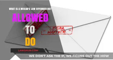 Megan's Law Restrictions: Prohibited Activities for Registered Offenders Explained