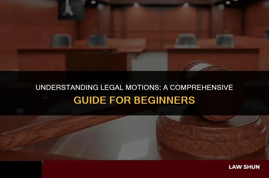 what is a motion in law
