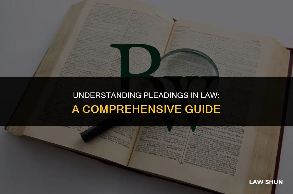 what is a pleading in law