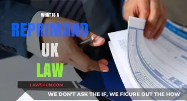Reprimands in UK Law: Understanding the Basics