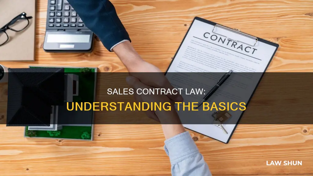 what is a sales contract law
