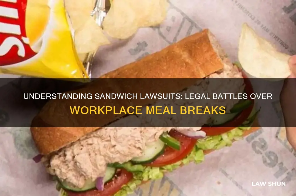 what is a sandwich law suit