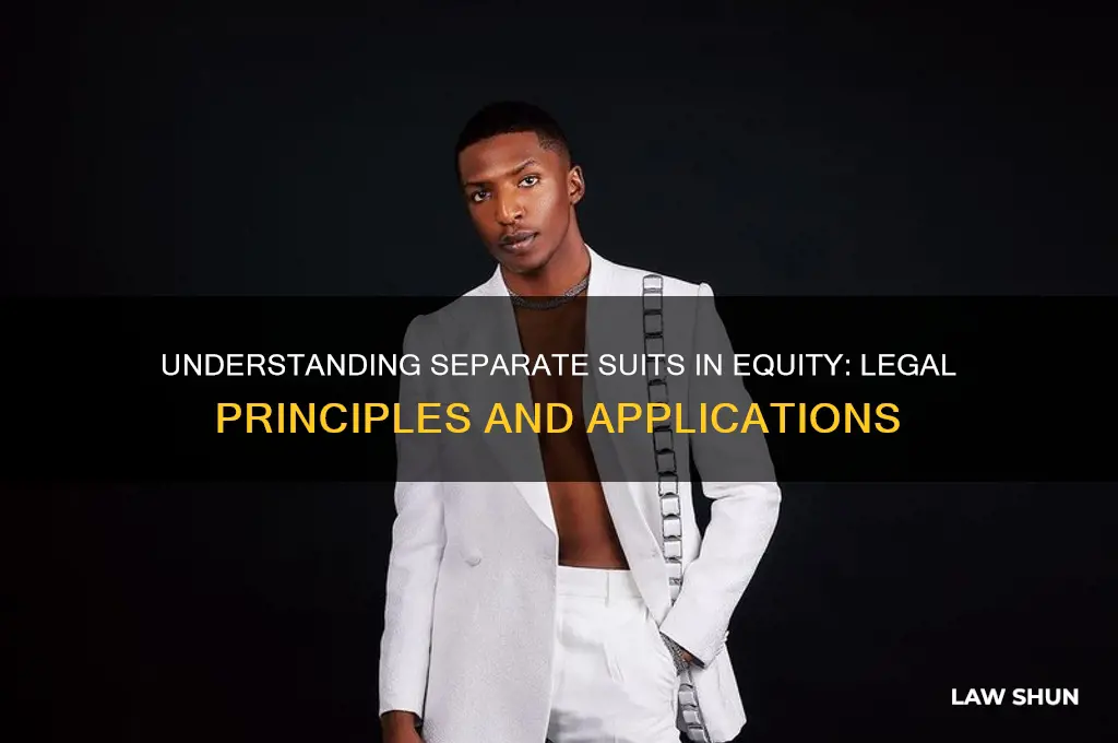 what is a separate suit in equity