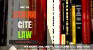 Understanding String Cite Law: A Comprehensive Legal Citation Guide