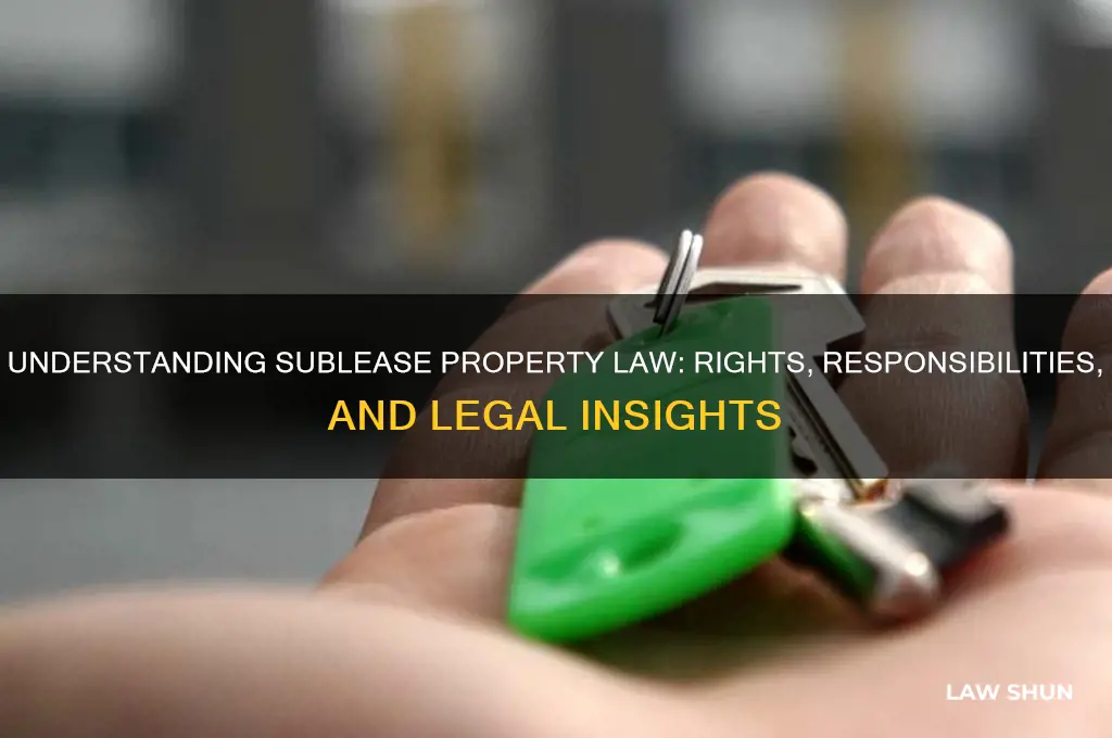 what is a sublease property law