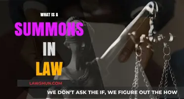 Understanding Summons in Law: A Comprehensive Guide