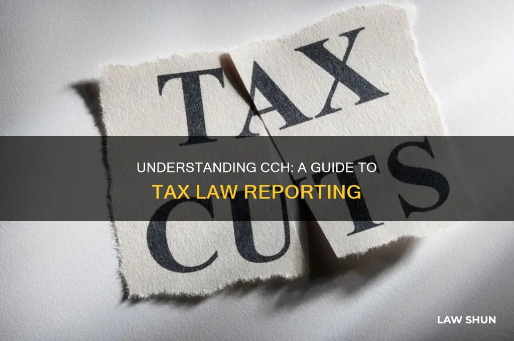what is a tax law reporter cch