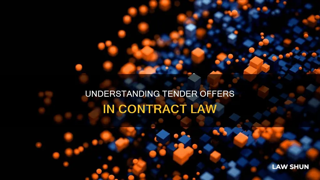 what is a tender offer in contract law