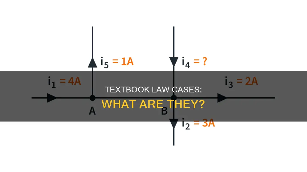 what is a textbook case in law