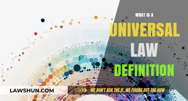 Understanding Universal Laws: A Comprehensive Definition and Overview