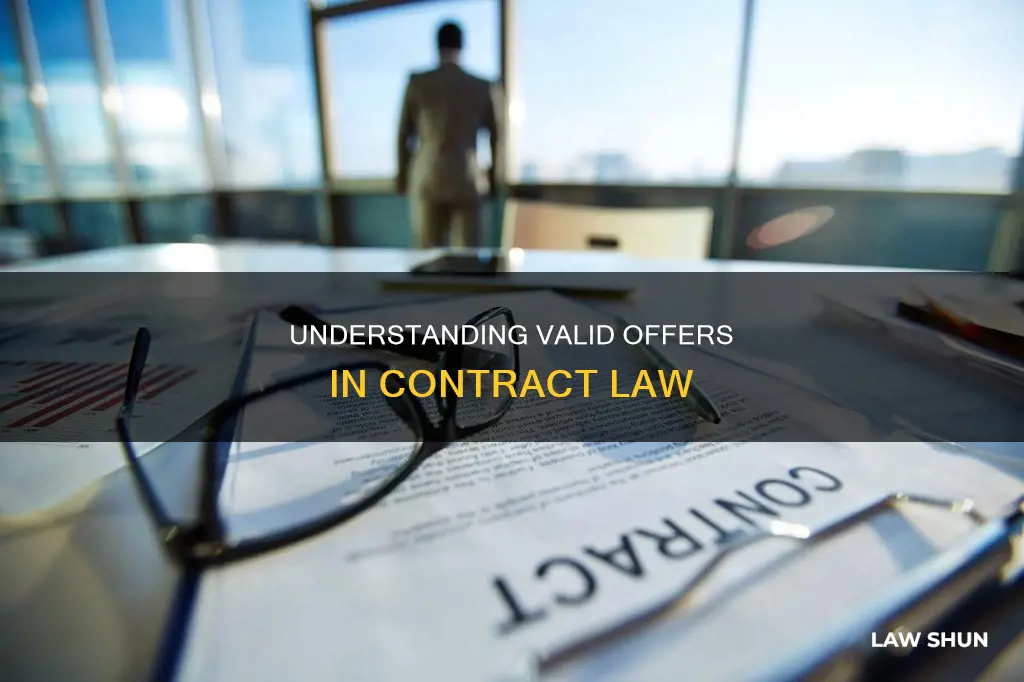what is a valid offer in contract law