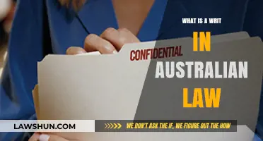 Understanding Writs in Australian Law: Definition, Types, and Legal Significance