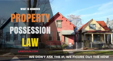 Understanding Abandon Property Possession Law: Rights, Risks, and Regulations