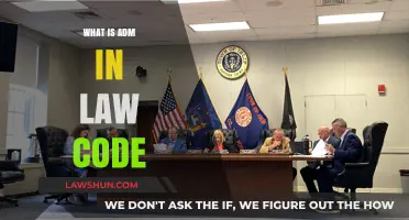 Understanding ADM in Law Code: Definition, Purpose, and Legal Implications