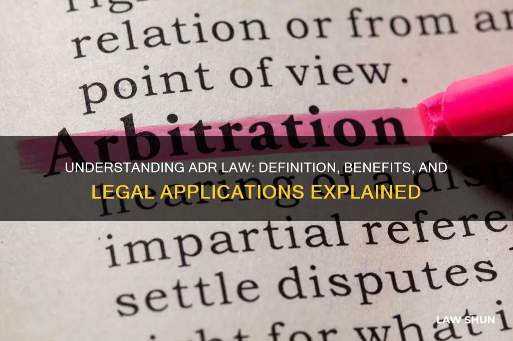 what is adr law definition