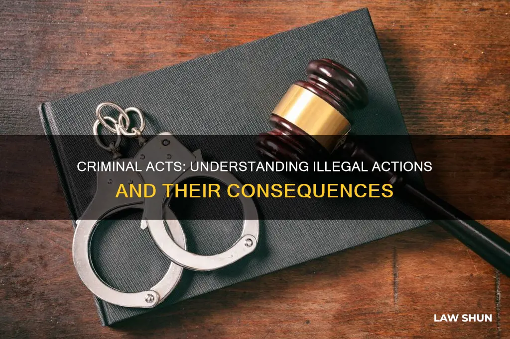 what is an act that breaks a criminal law