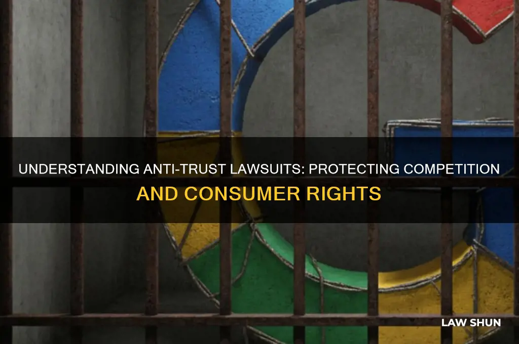 what is an anti-trust law suit