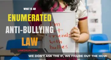 Understanding Enumerated Anti-Bullying Laws: Definition, Purpose, and Impact