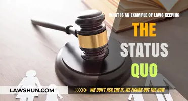 Preserving the Status Quo: Legal Examples of Maintaining Societal Norms