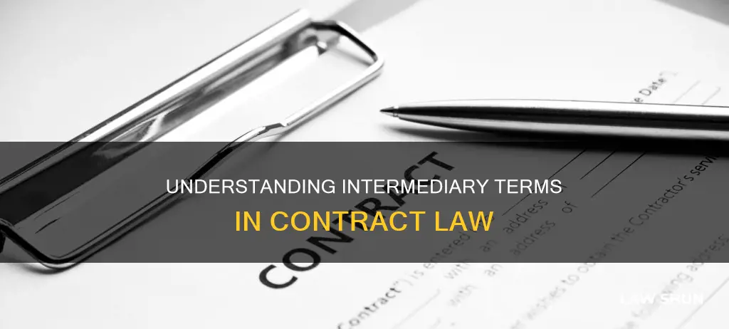 what is an intermediate term in contract law