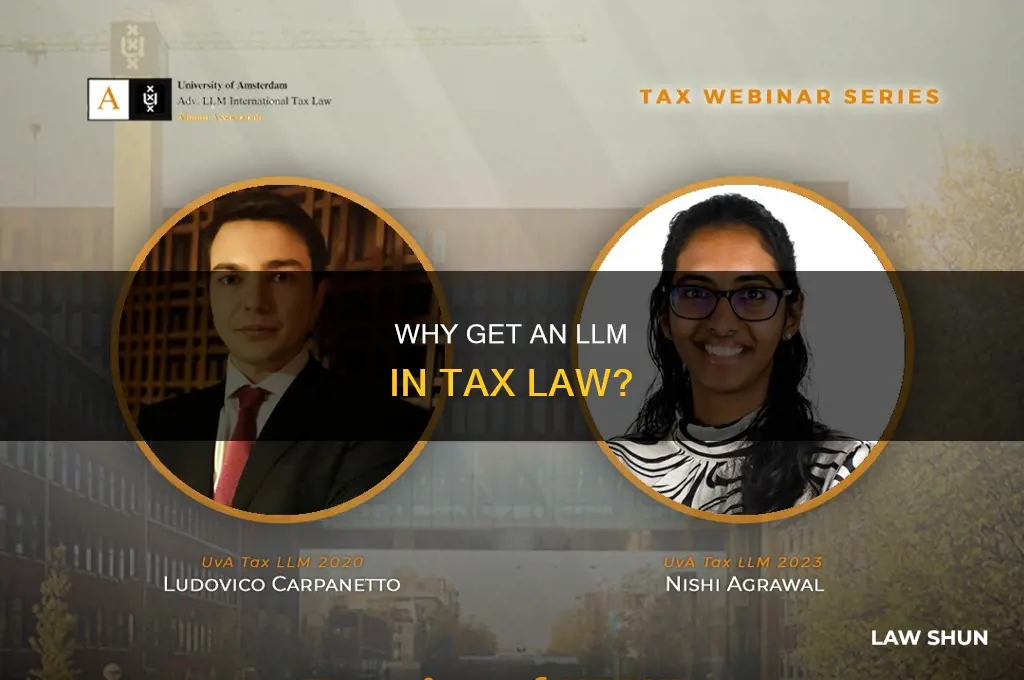 what is an llm in tax law