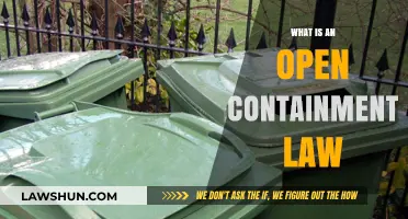 Understanding Open Containment Laws: Definition, Purpose, and Legal Implications