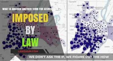Legal Segregation: Exploring the Term 'De Jure Separation' and Its Impact