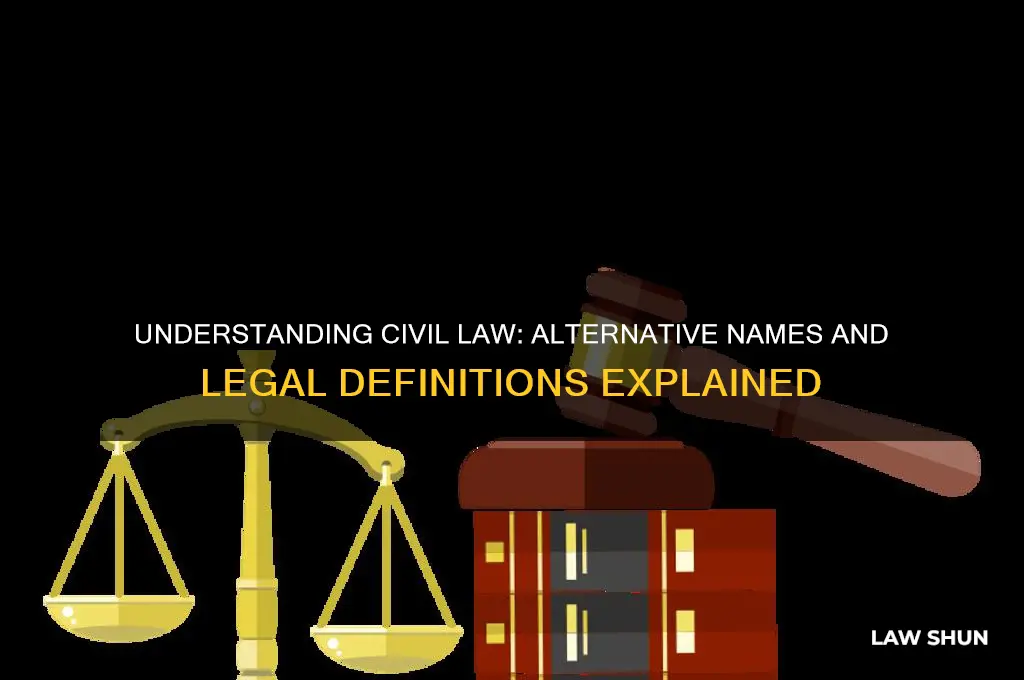 what is another name for civil law