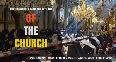 Understanding Ecclesiastical Canons: Alternative Terms for Church Laws Explained