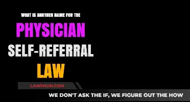 Understanding the Physician Self-Referral Law: Alternative Names Explained