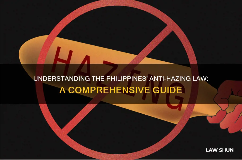what is anti hazing law in the philippines