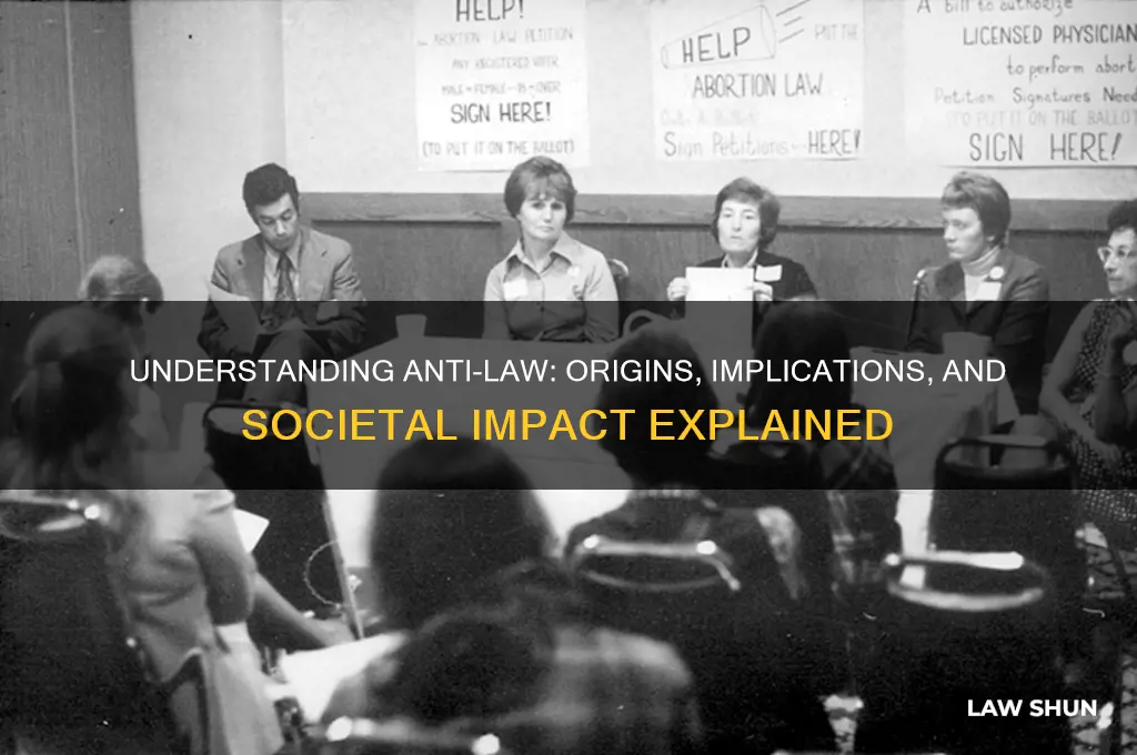 what is anti law