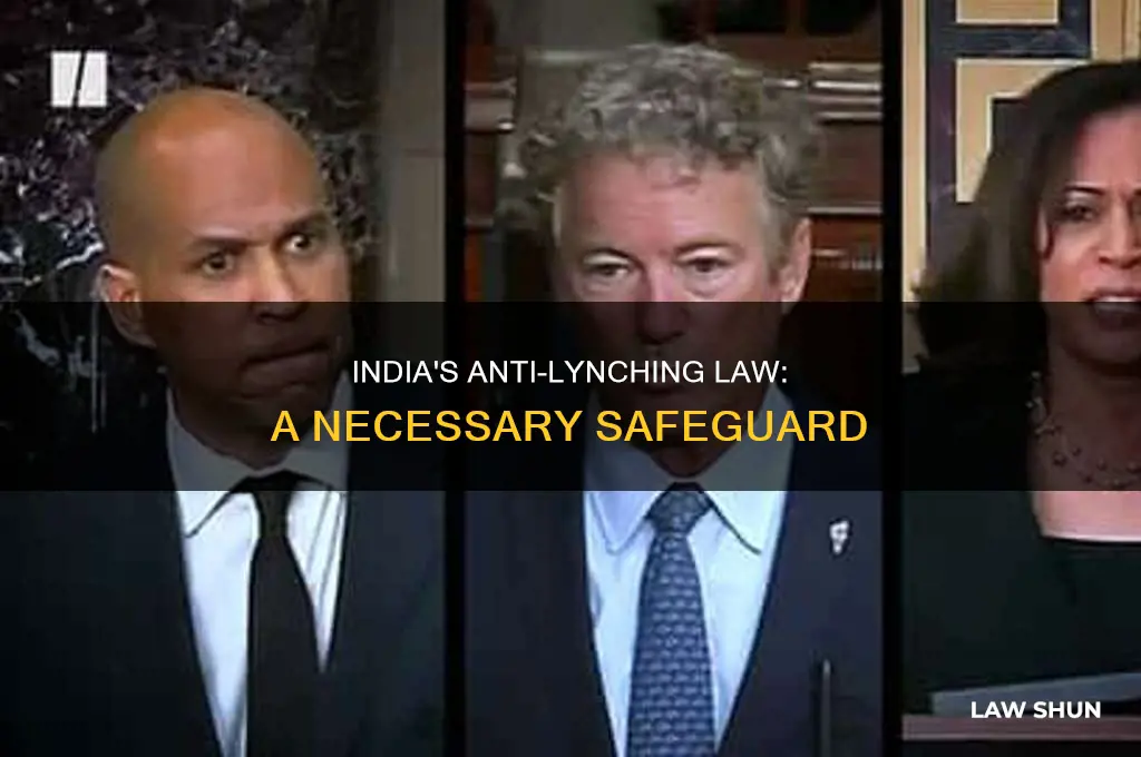 what is anti lynching law in india