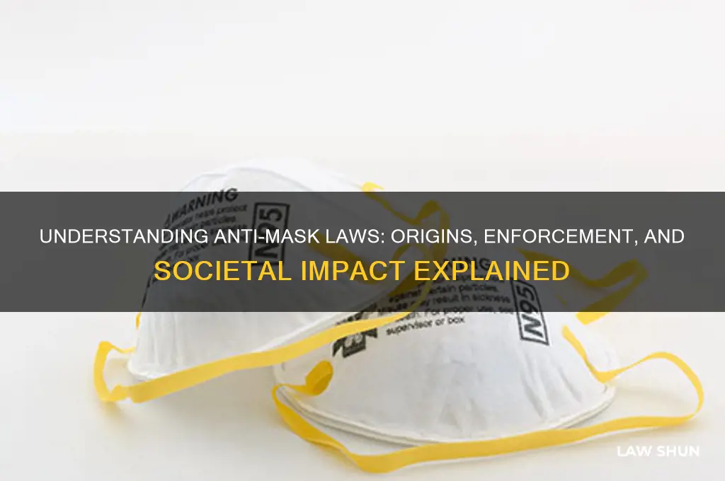 what is anti mask law