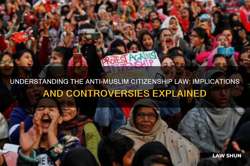what is anti muslim citizenship law