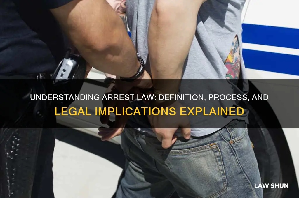 what is arrest law definition