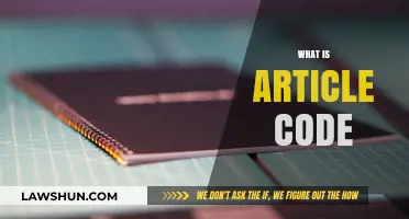 Understanding Article Code: A Comprehensive Guide to Its Purpose and Use