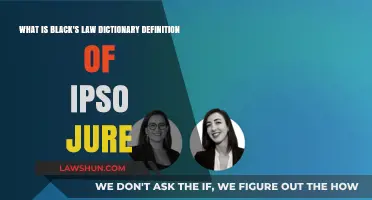 Understanding Ipso Jure: Black's Law Dictionary Definition Explained