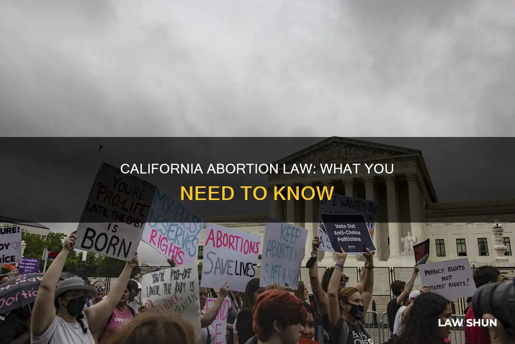 what is ca abortion law