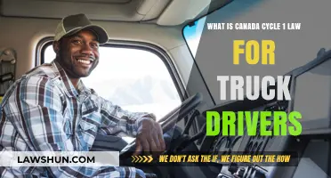 Truckers' Guide to Canada's Cycle 1 Driving Laws