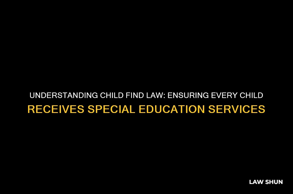what is child find law