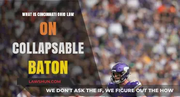 Cincinnati, Ohio Collapsible Baton Laws: Legal Guidelines and Restrictions Explained