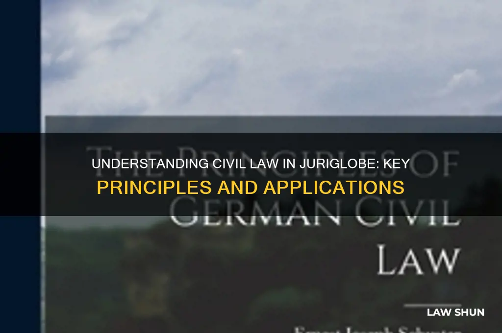 what is civil law in juriglobe