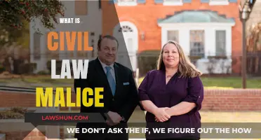 Understanding Civil Law Malice: Definition, Implications, and Legal Consequences